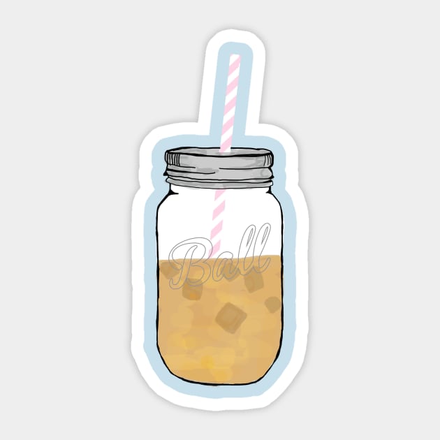 Iced Coffee Sticker by lolosenese